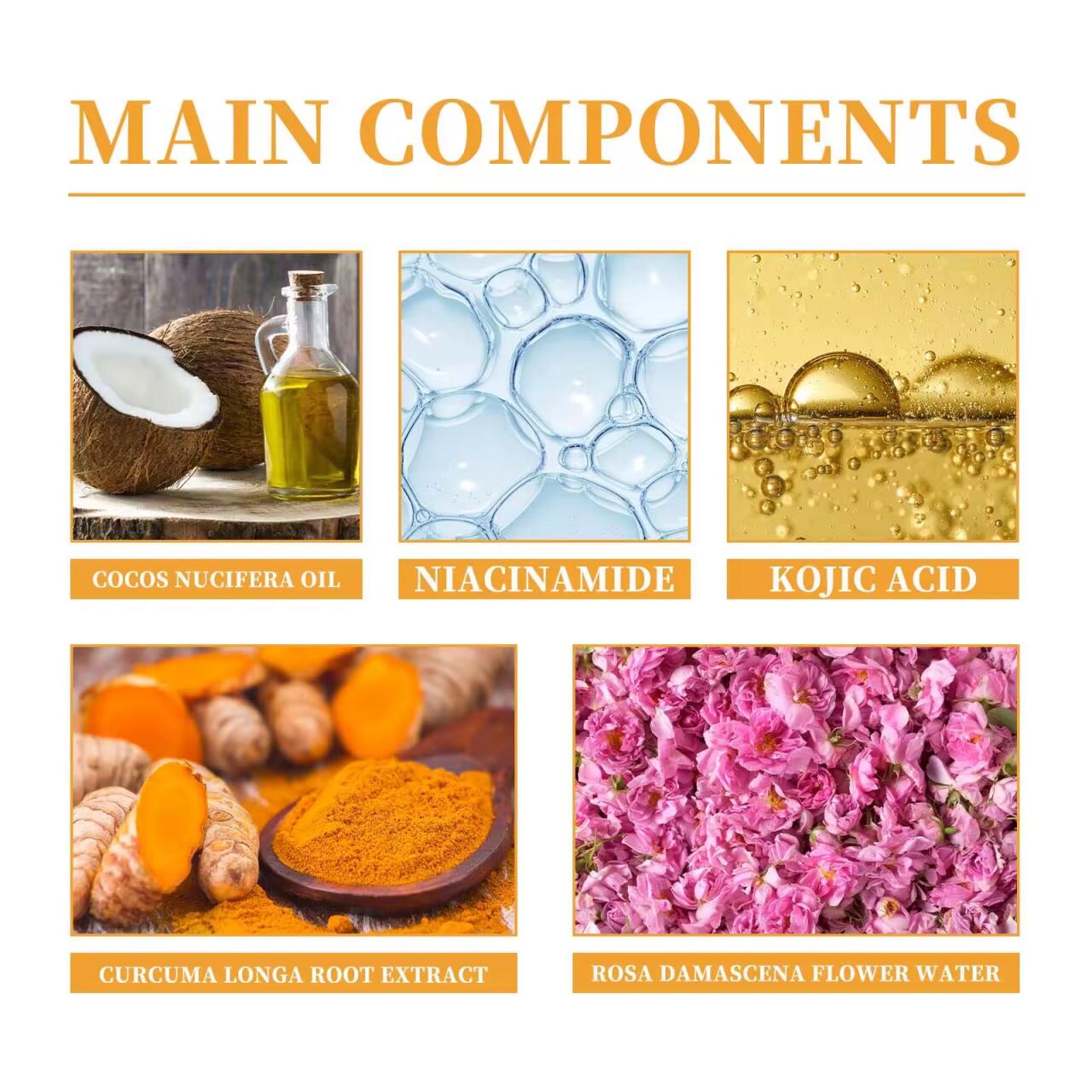 Limpiador facial de cúrcuma