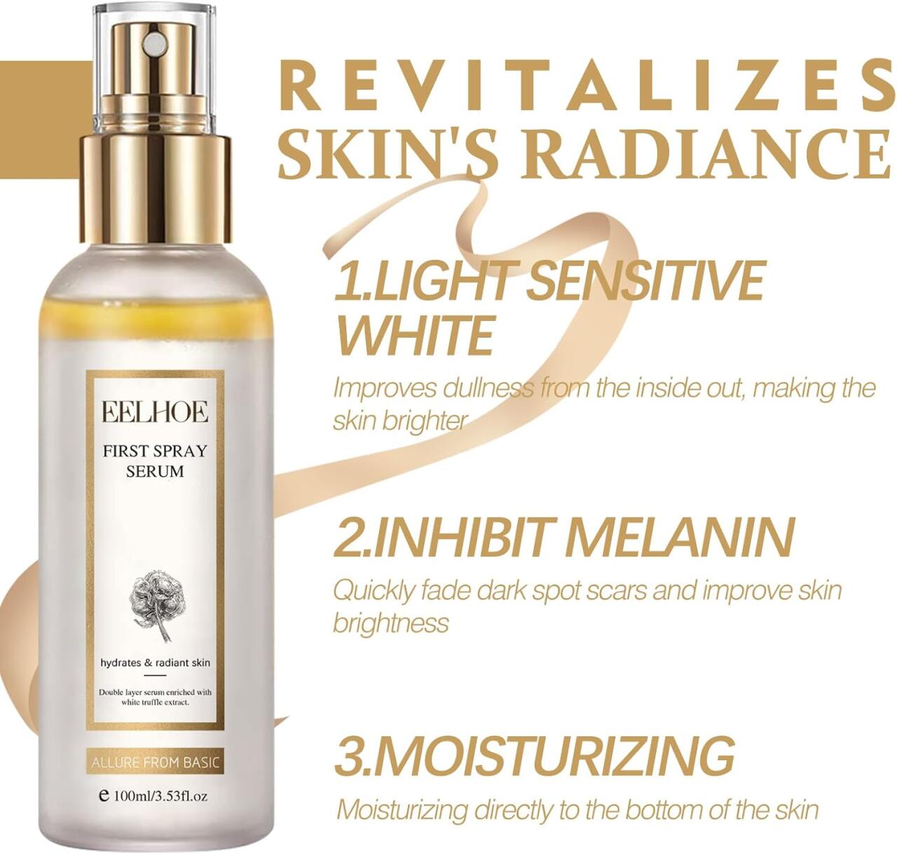 EELHOE Spray Sérum Bruma Facial Hidratante con Trufas Blancas 🌿💦