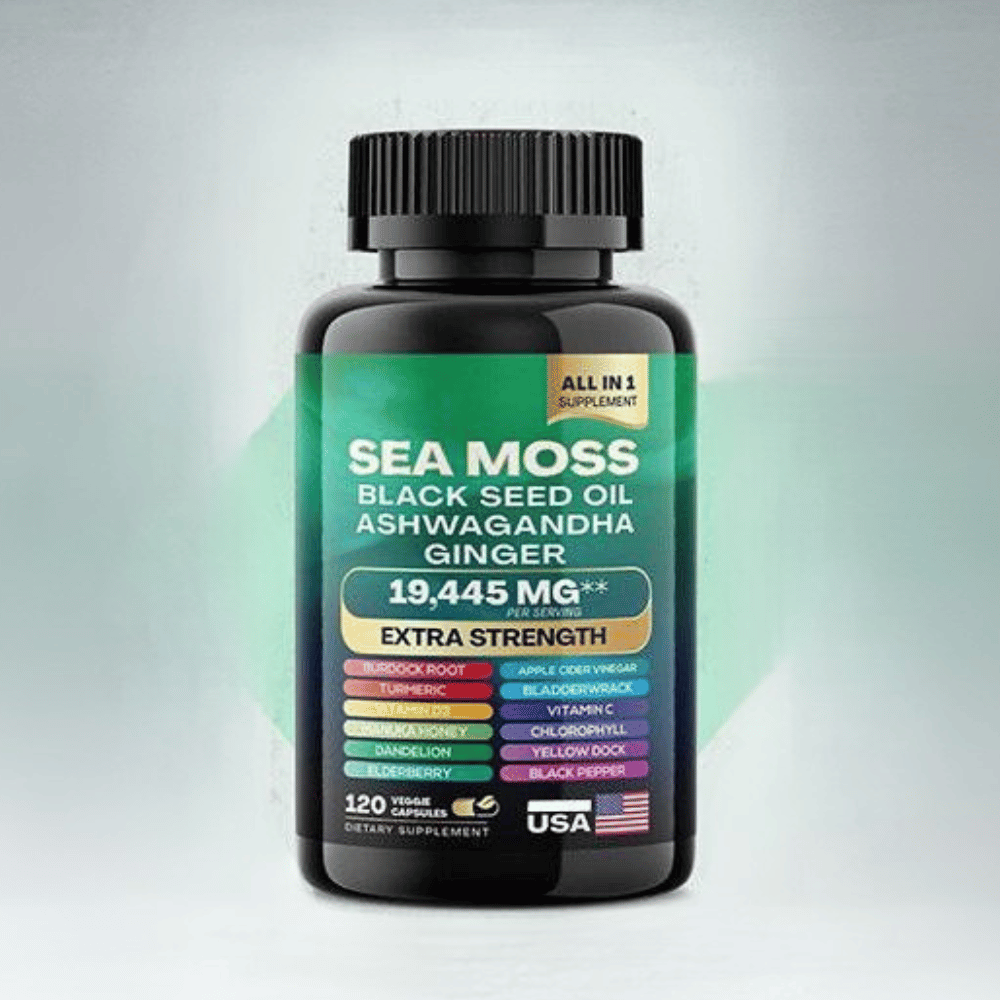 Sea Moss + Black Seed Oil + Ashwagandha